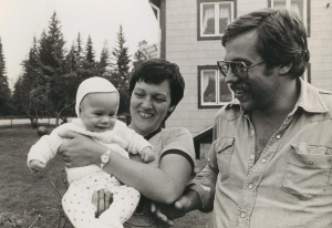 Mamma, pappa och David